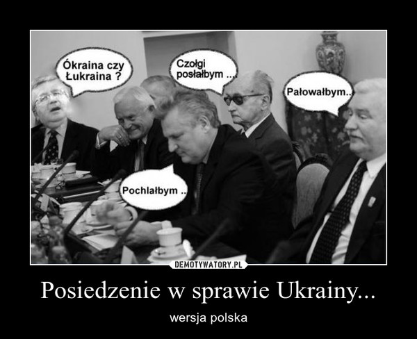 Posiedzenie w sprawie Ukrainy... – wersja polska 