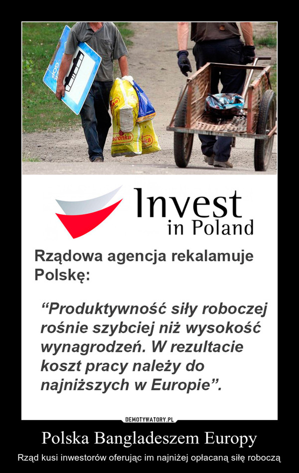 Polska Bangladeszem Europy – Rząd kusi inwestorów oferując im najniżej opłacaną siłę roboczą 