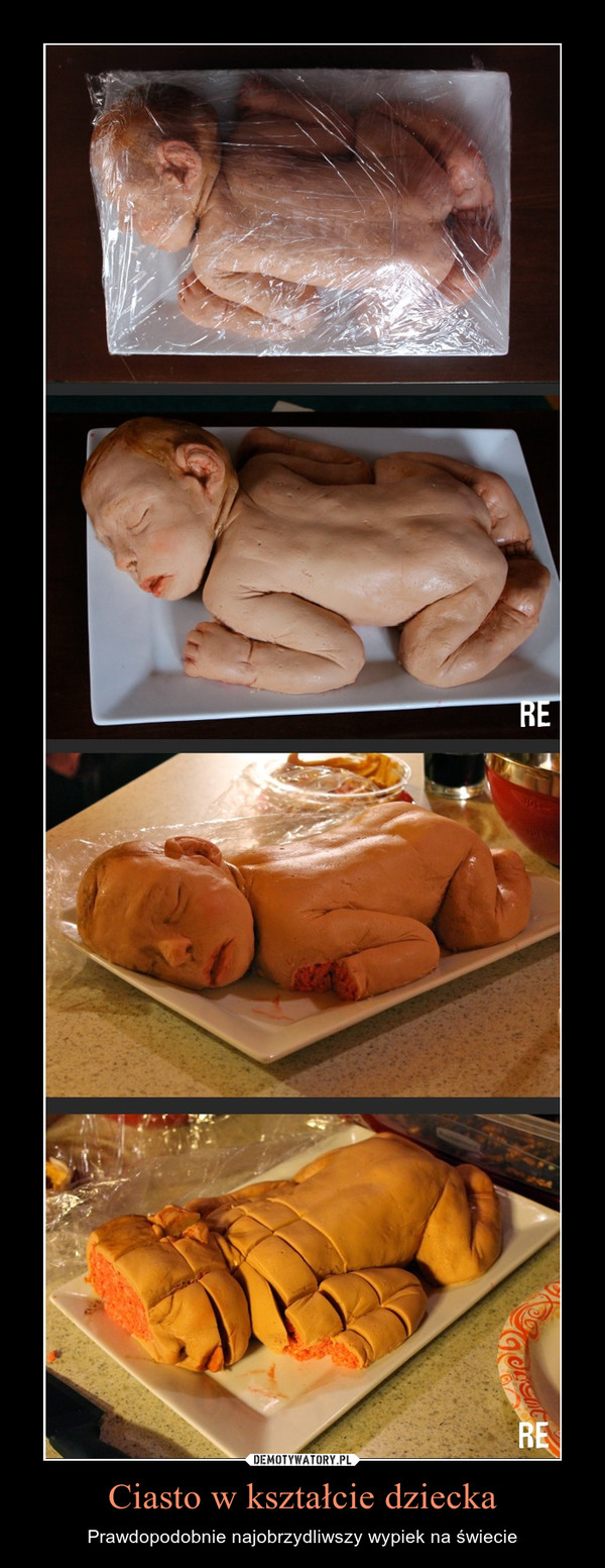 Ciasto w kształcie dziecka – Prawdopodobnie najobrzydliwszy wypiek na świecie 