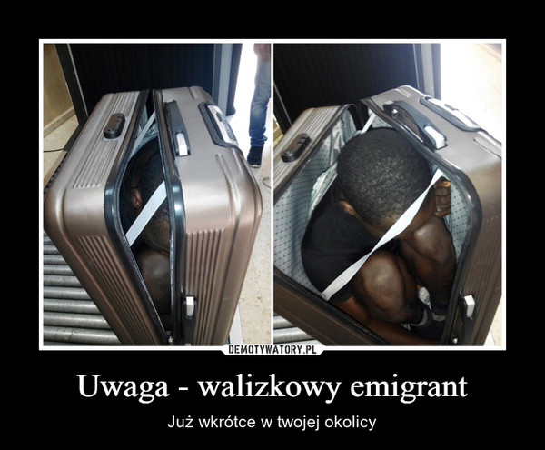 Uwaga - walizkowy emigrant