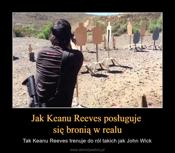 Jak Keanu Reeves posługuje się bronią w realu – Tak Keanu Reeves trenuje do ról takich jak John Wick 