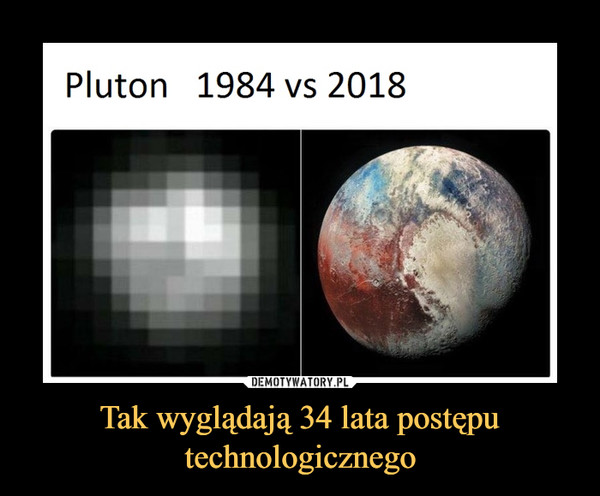 Tak wyglądają 34 lata postępu technologicznego –  Pluton 1984 vs 2018