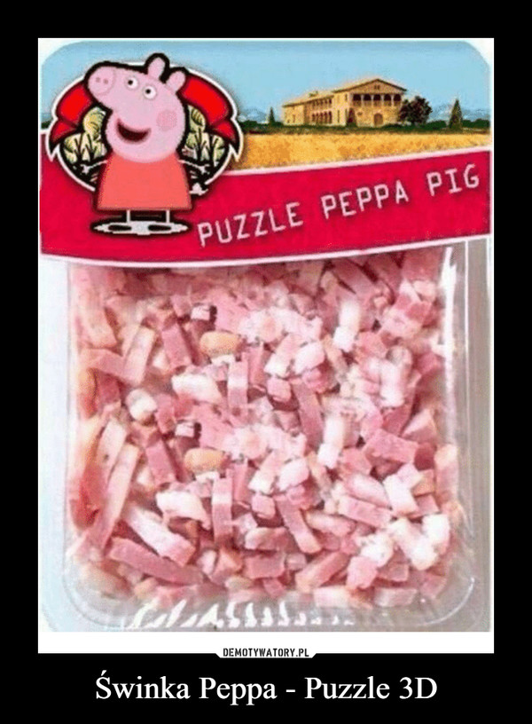 Świnka Peppa - Puzzle 3D –  PUZZLE PEPPA PIG