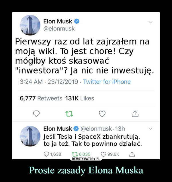 Proste zasady Elona Muska