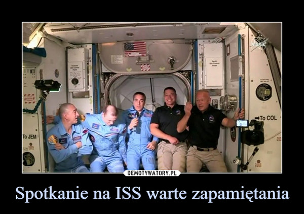 Spotkanie na ISS warte zapamiętania