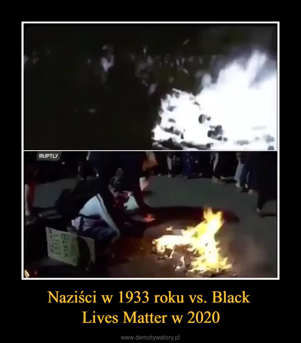 Naziści w 1933 roku vs. Black Lives Matter w 2020 –  