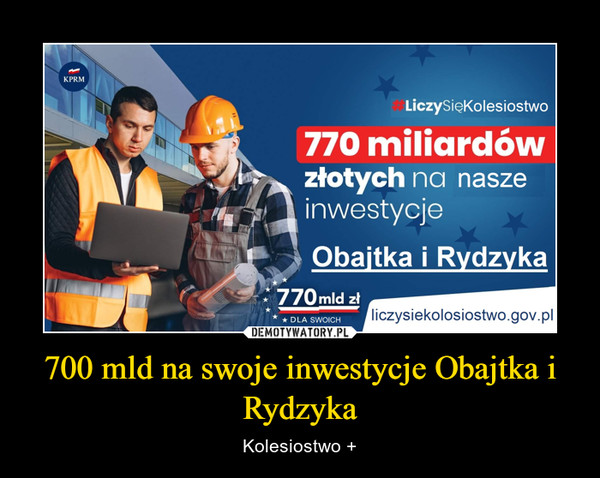 700 mld na swoje inwestycje Obajtka i Rydzyka – Kolesiostwo + 