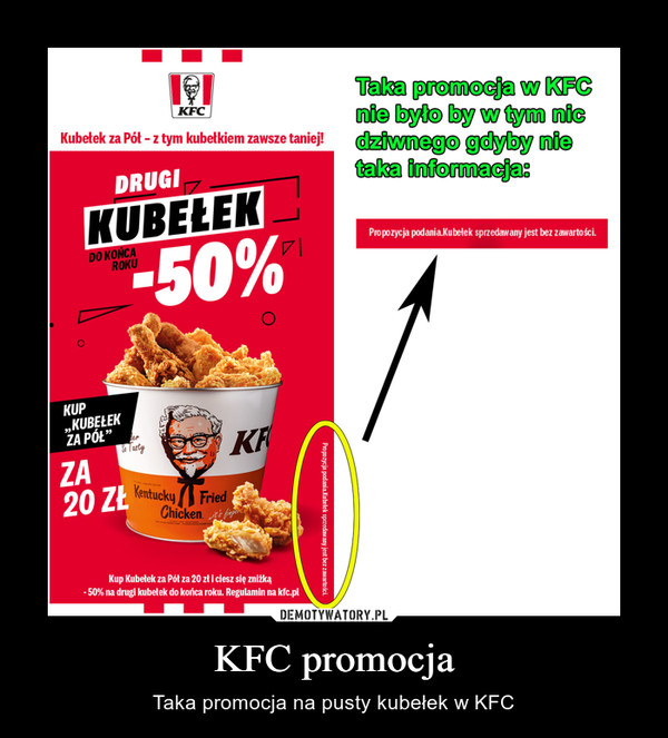 KFC promocja