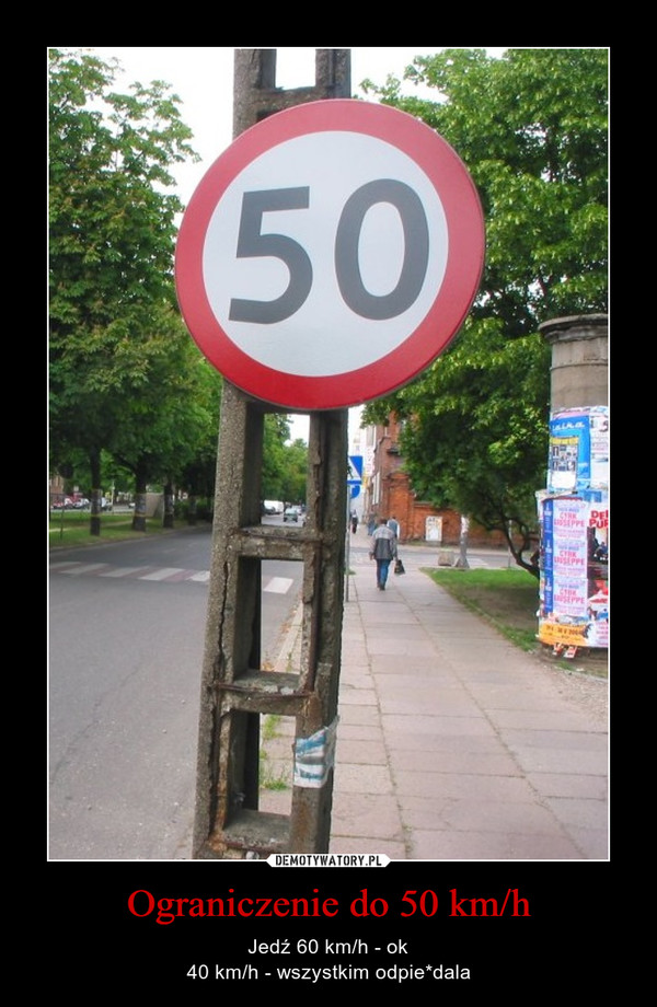 Ograniczenie do 50 km/h