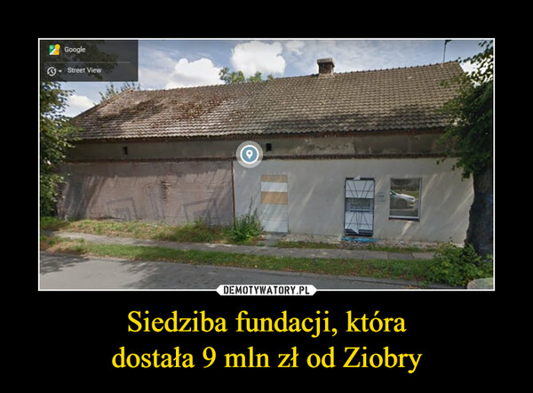 Siedziba fundacji, która
dostała 9 mln zł od Ziobry