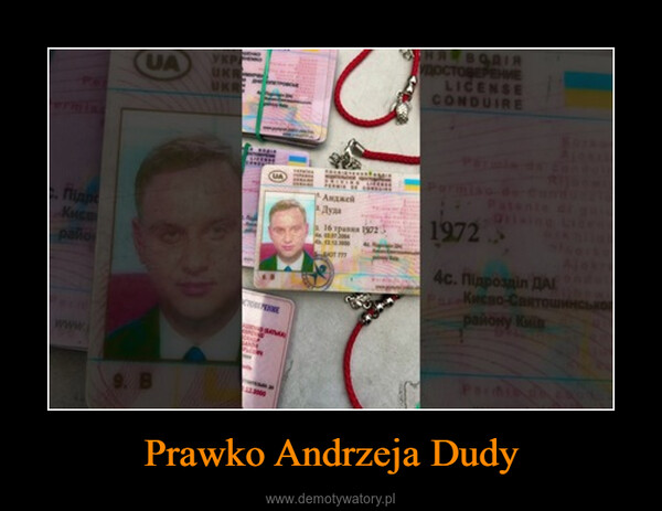 Prawko Andrzeja Dudy –  