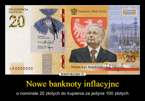 Nowe banknoty inflacyjne