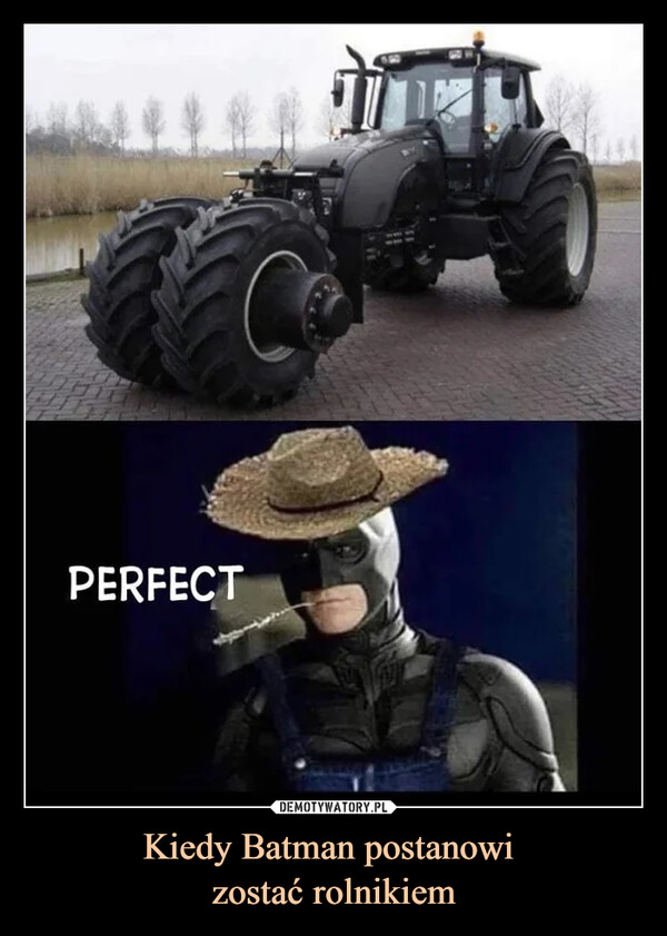 Kiedy Batman postanowi zostać rolnikiem –  