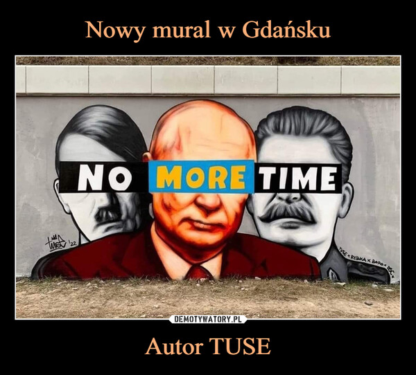 Nowy mural w Gdańsku Autor TUSE