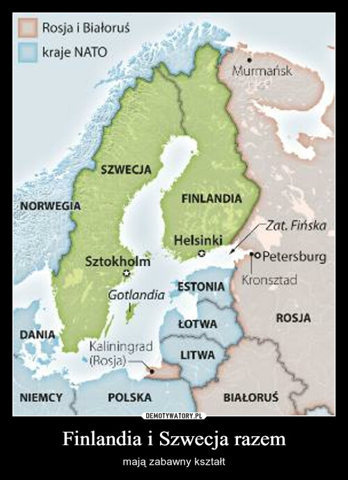 Finlandia i Szwecja razem