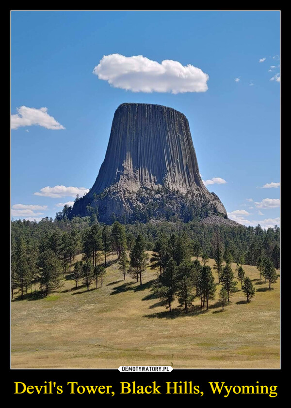Devil's Tower, Black Hills, Wyoming –  