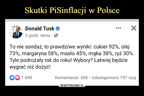 Skutki PiSinflacji w Polsce