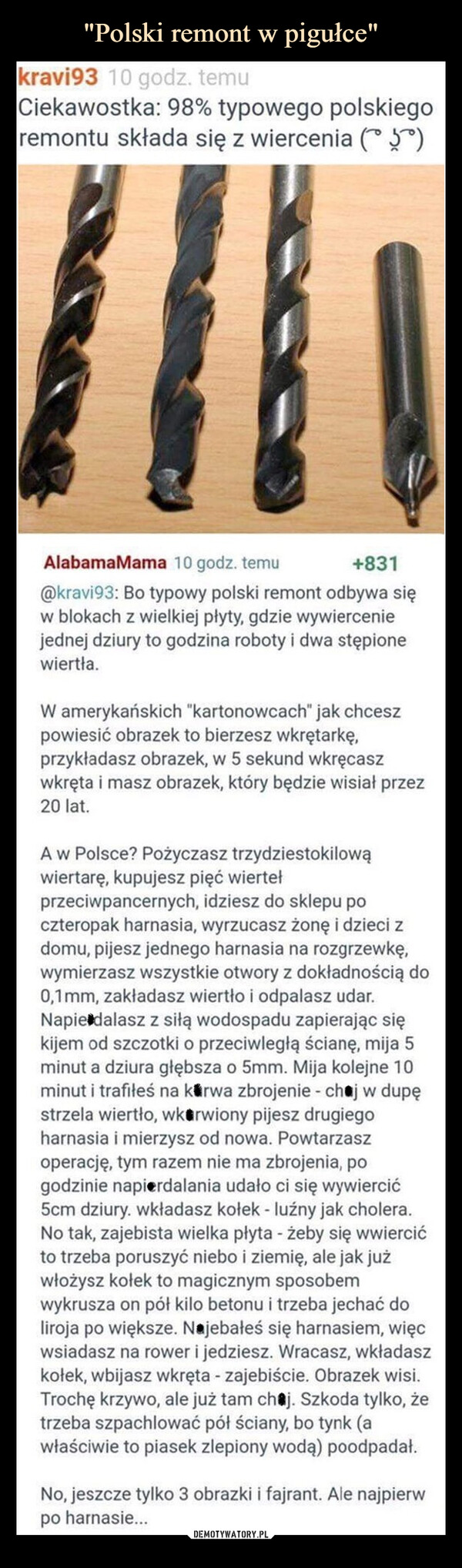 "Polski remont w pigułce"