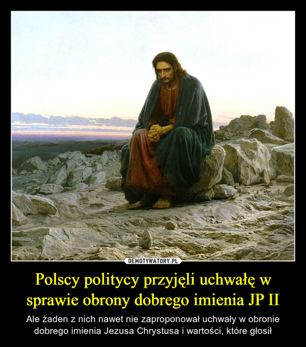 Polscy politycy przyjęli uchwałę w sprawie obrony dobrego imienia JP II