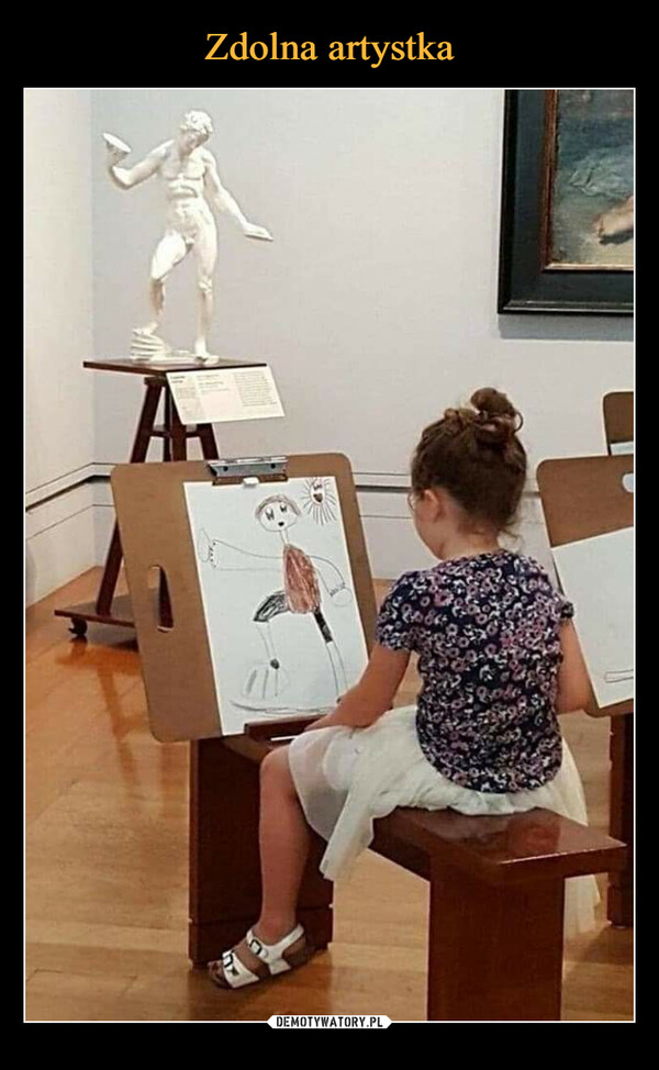 Zdolna artystka