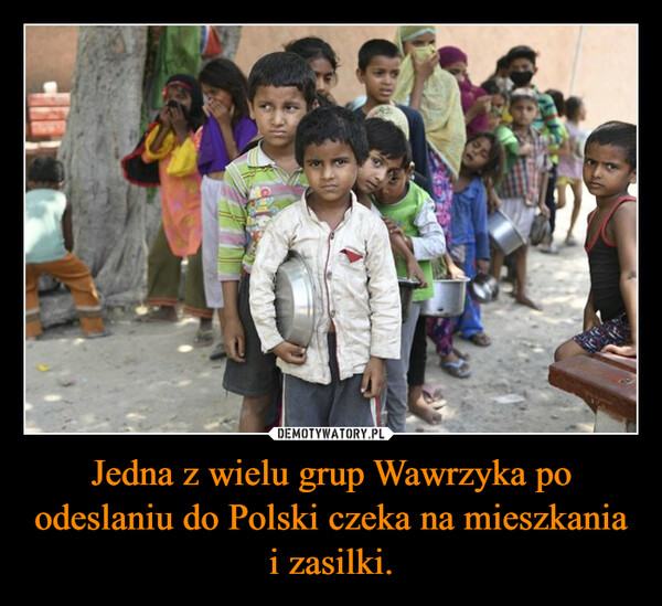 Jedna z wielu grup Wawrzyka po odeslaniu do Polski czeka na mieszkania i zasilki. –  
