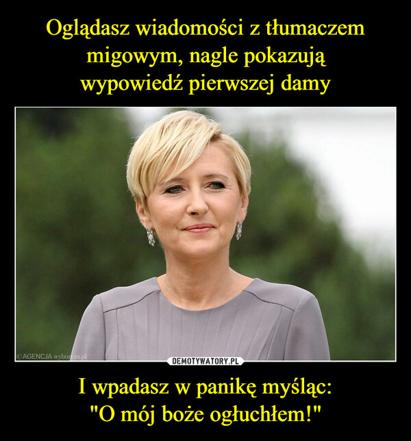 I wpadasz w panikę myśląc:"O mój boże ogłuchłem!" –  AGENCJA wyborcza.pl